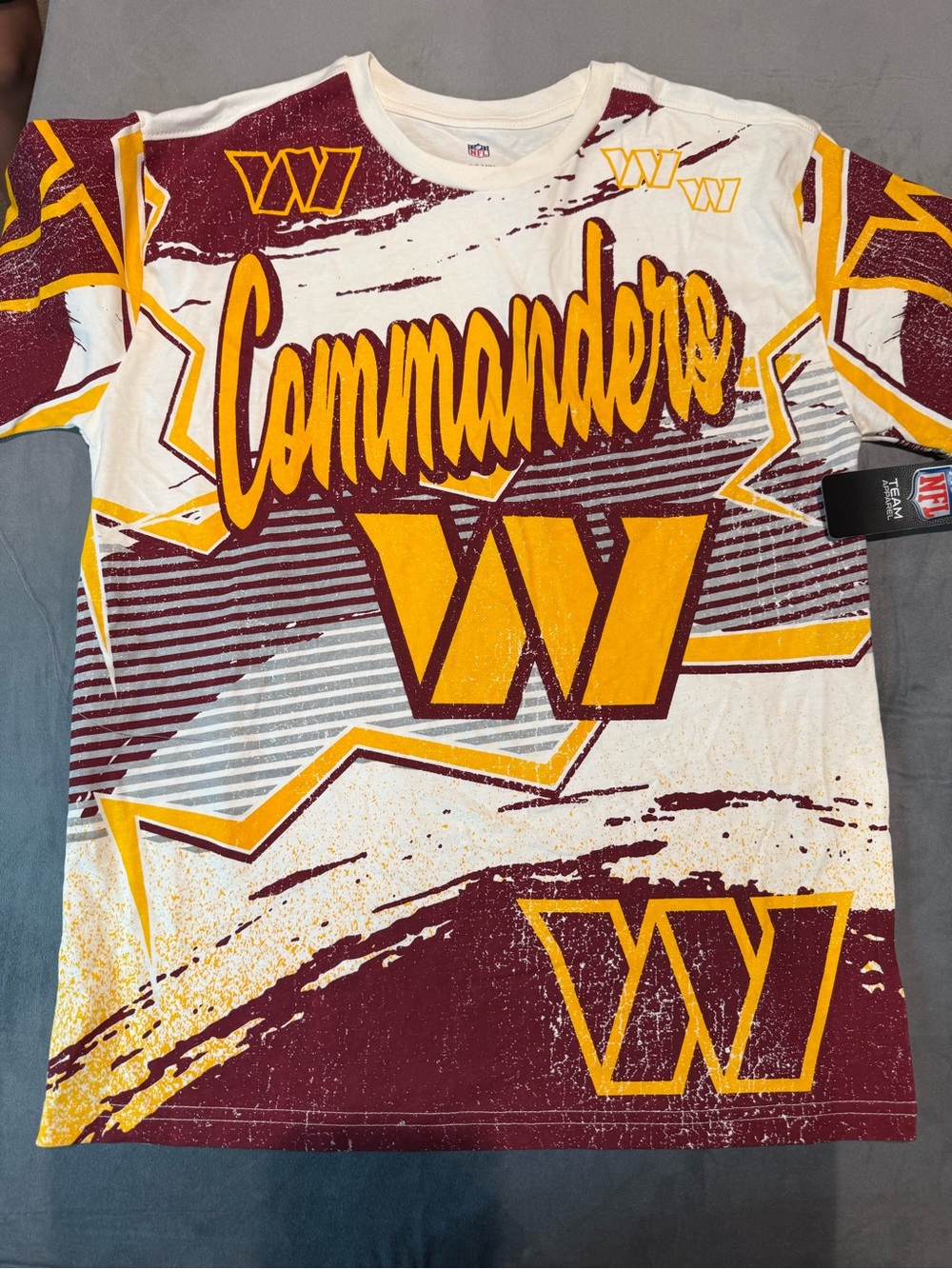 NFL Commanders Kids Graphic Tee - Maroon & Gold